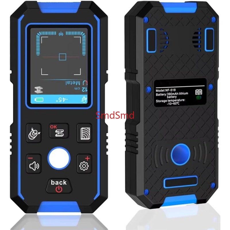 Stud Detector With Metal Ac Wire - Detector de Metales Profesional NF-518 con
