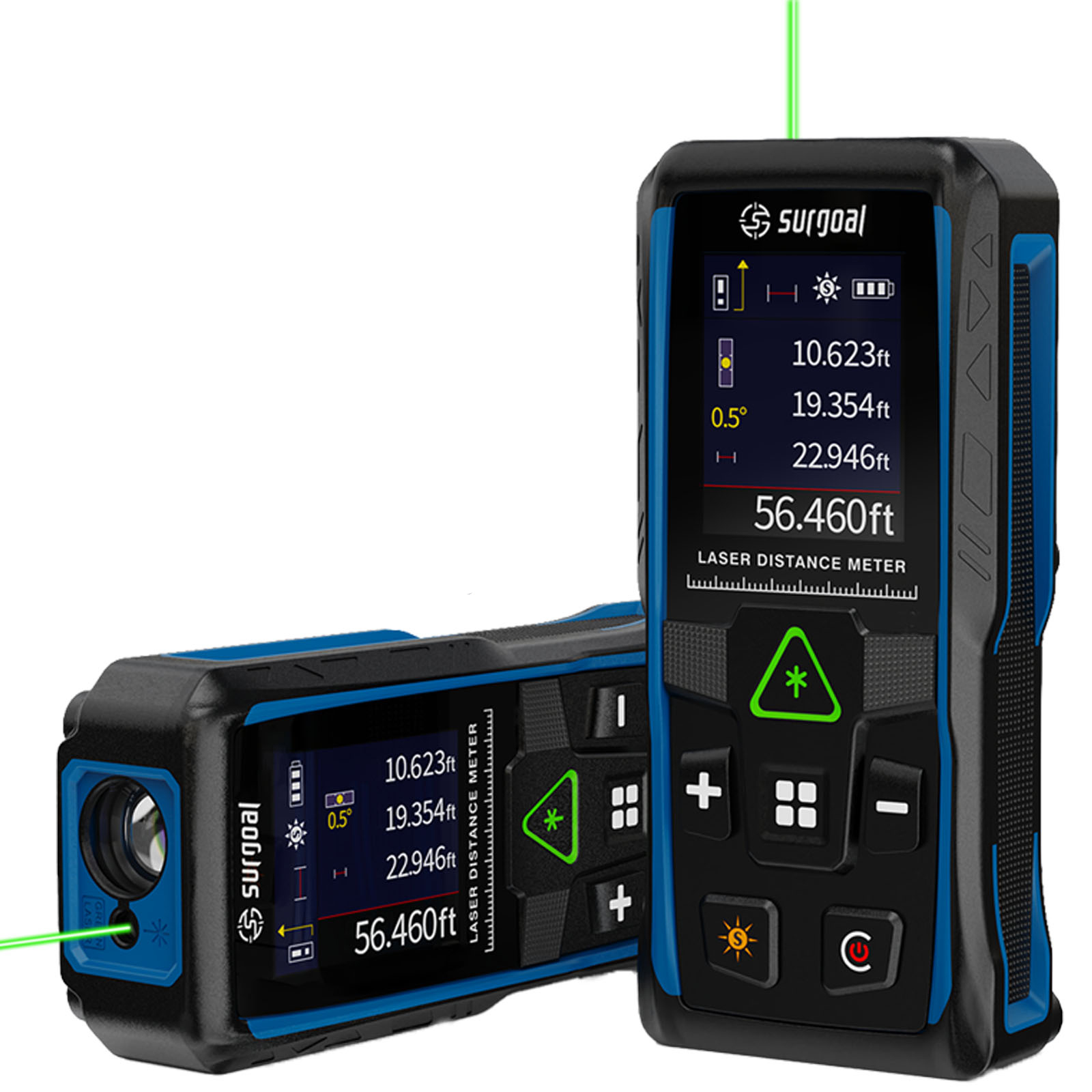 Stud Finder With Laser Level - Telémetros láser verdes de 100m multifunción