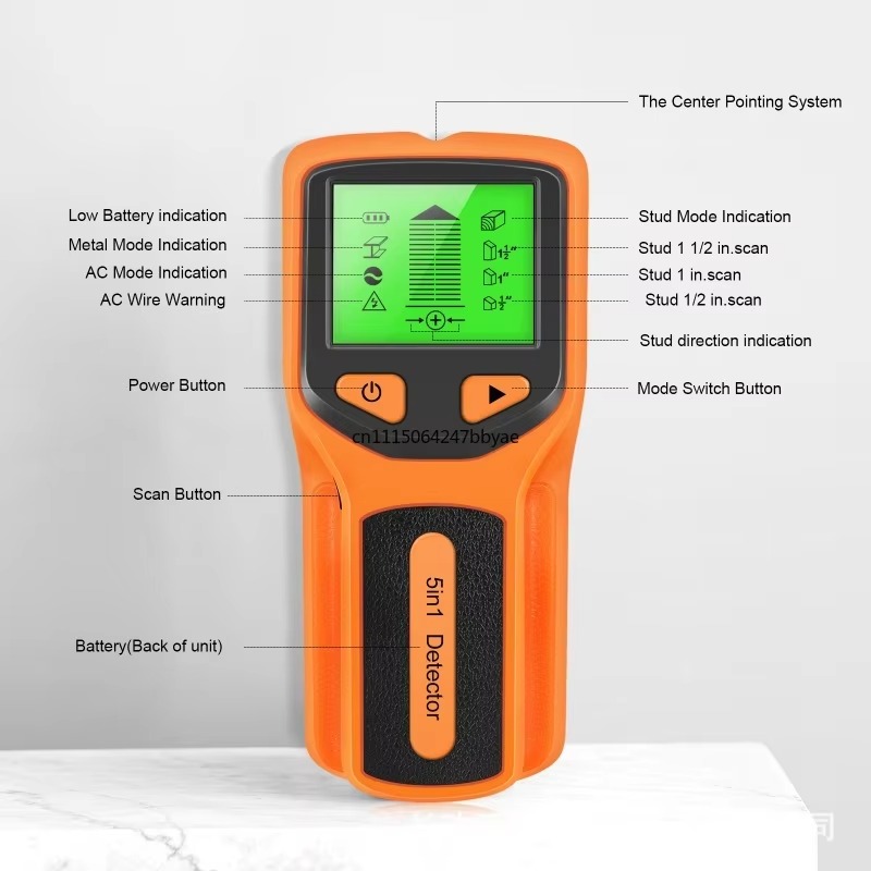 Stud Finder Wall Scanner 5 In 1 - HW430 Nuevo Detector de Paredes 5