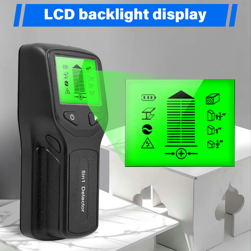 Stud Finder Wall Scanner 5 In 1 - Detector de paredes 5 en 1: