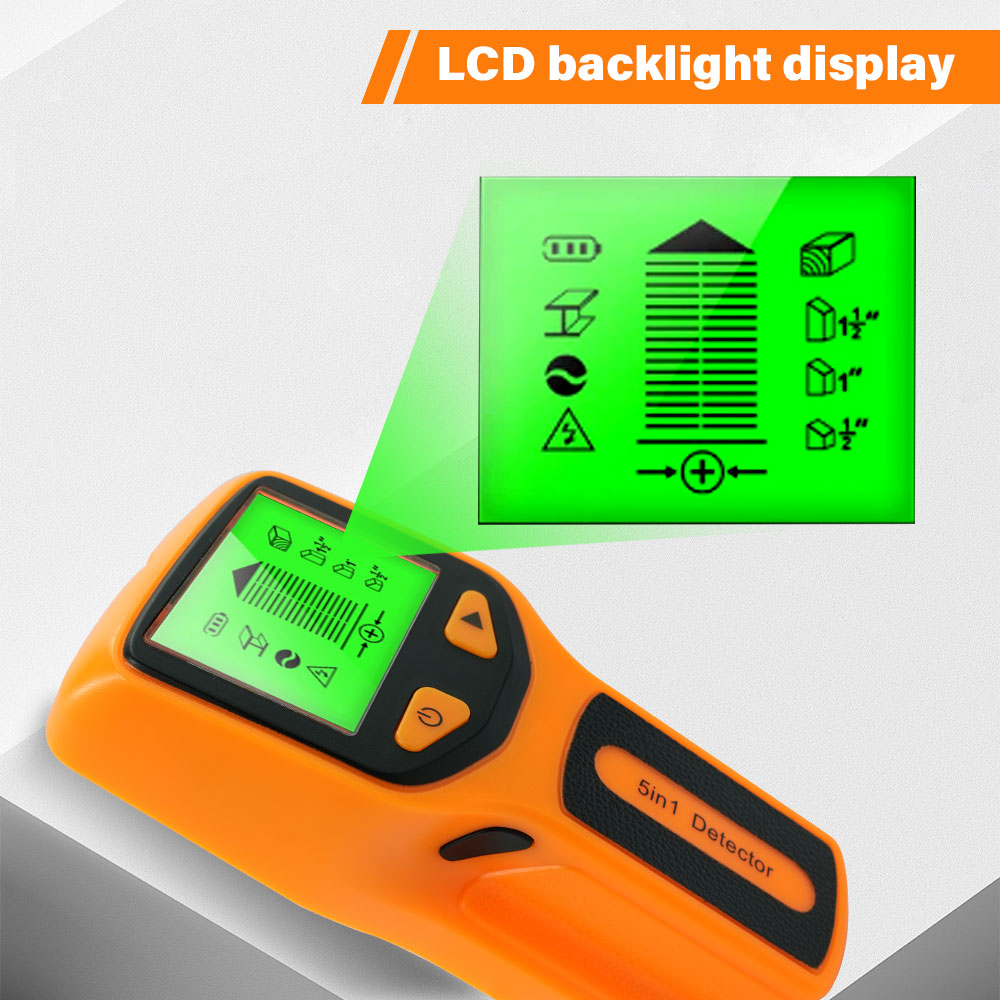 Stud Finder Wall Scanner 5 In 1 - Detector de clavos 5 en 1,