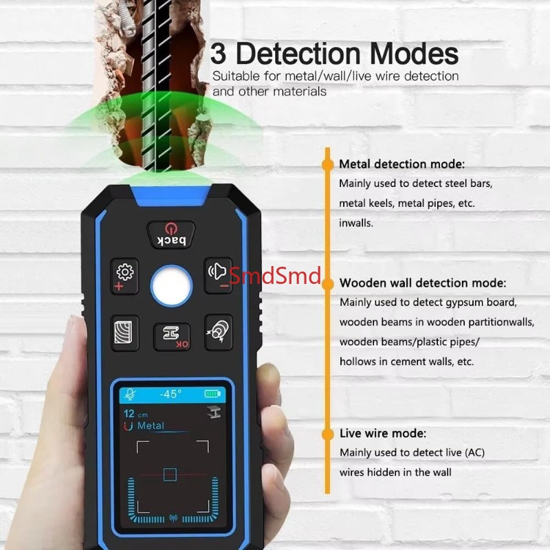 Detector de Metales Profesiona - Stud Detector With Metal Ac Wire reseña y precio