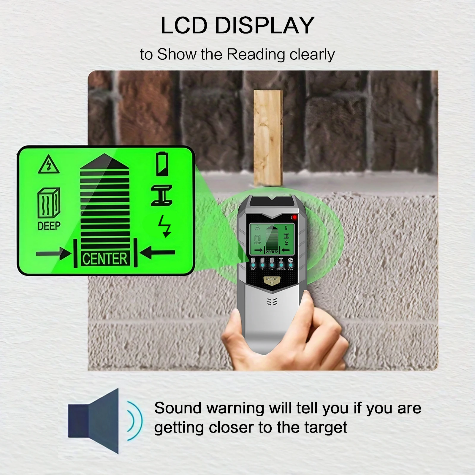 Detector de Pared Multifuncion - Stud Finder Wall Scanner 5 In 1 reseña y precio