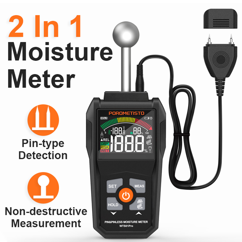 Detector de humedad WTS01Pro,  - Wall Scanner For Concrete reseña y precio