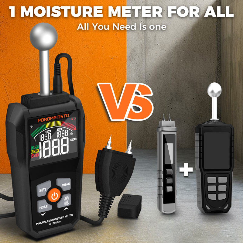 Detector de humedad WTS01Pro,  - Wall Scanner For Concrete reseña y precio