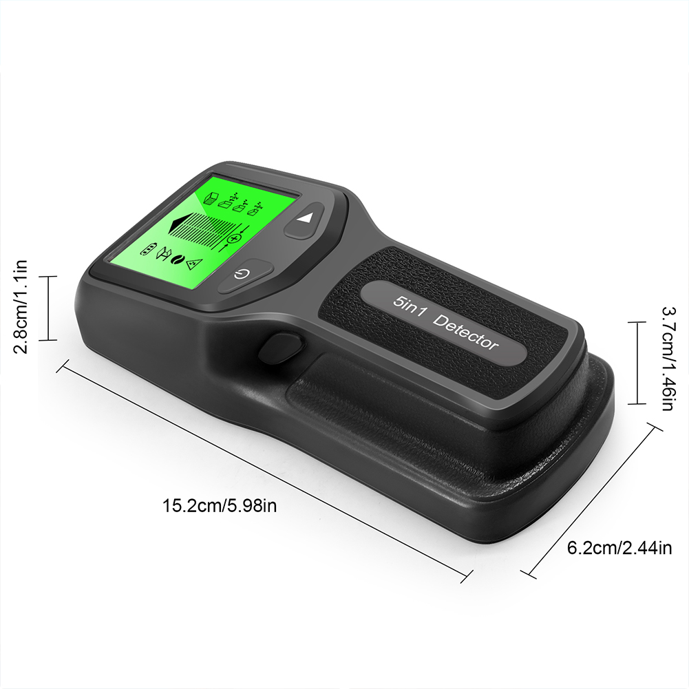 Detector de vigas 5 en 1 con p - Stud Finder Wall Scanner 5 In 1 reseña y precio