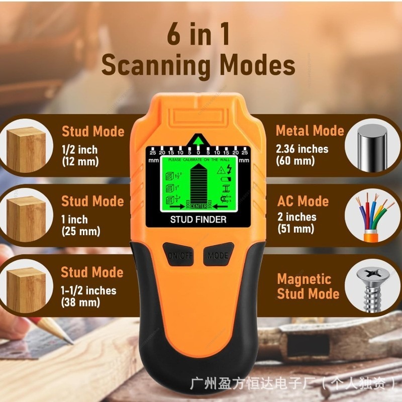 Escáner de pared multifunción  - Wall Scanner Rebar Detector reseña y precio