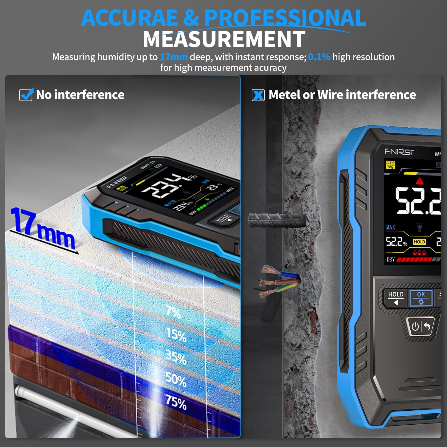 Medidor de Humedad de Madera S - Moisture Meter Wall Wood reseña y precio