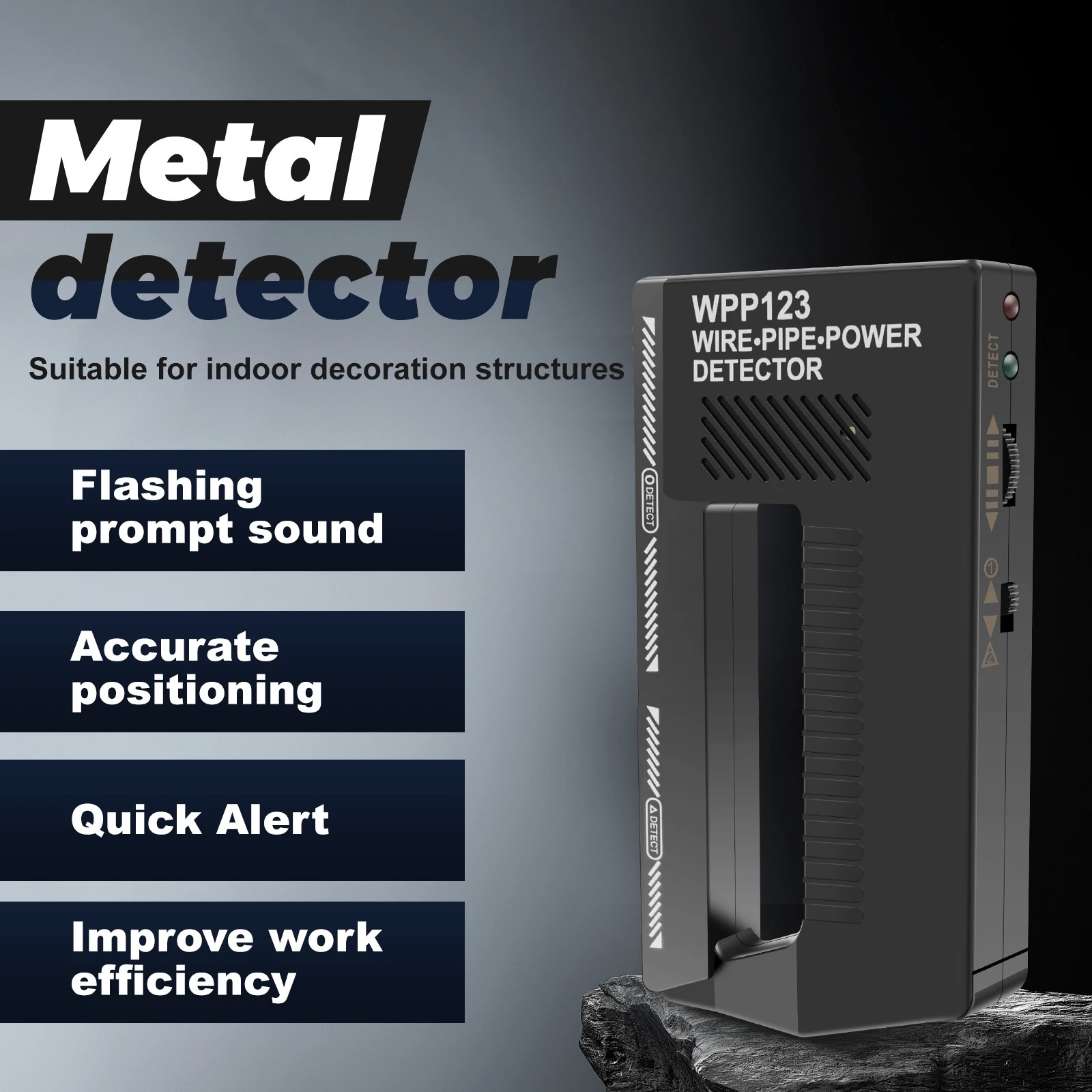 Detector de Metales Portátil d - Pipe Detector Wall Scanner reseña y precio