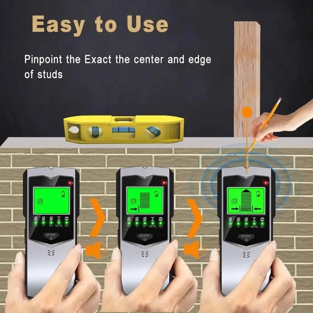 SH402 Detector Electrónico 5 e - Stud Finder Center Finder Edge reseña y precio