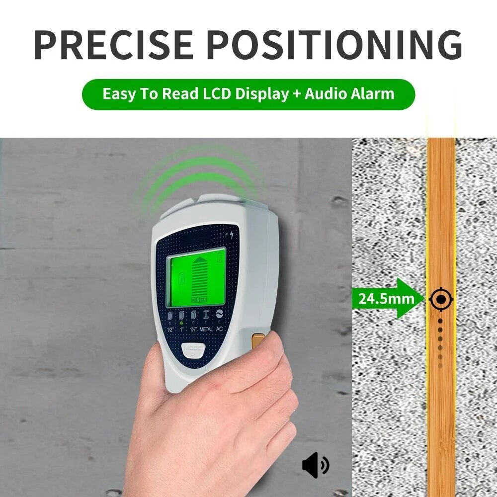 Detector de vigas digital 5 en - Stud Finder Center Finder Edge reseña y precio