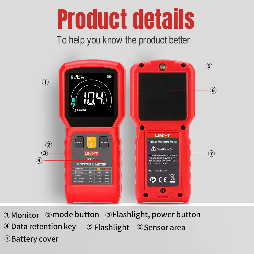 Medidor de Humedad sin Pines U - Moisture Meter Wall Wood reseña y precio