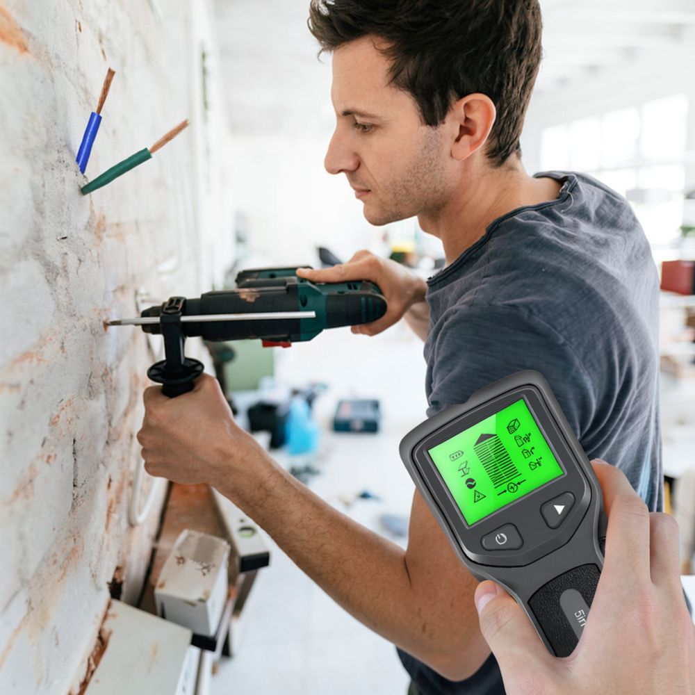 Escáner de paredes HW430, dete - Stud Finder Wall Scanner 5 In 1 reseña y precio