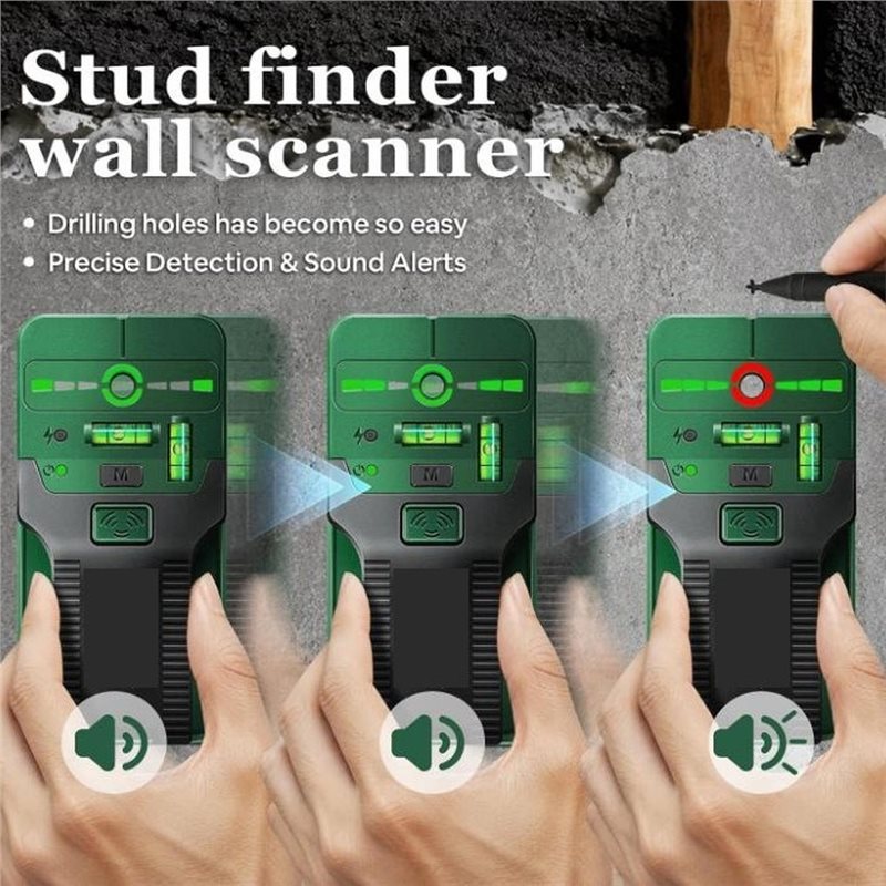 Escáner de pared ABKP 6 en 1 c - Stud Finder With Laser Level reseña y precio