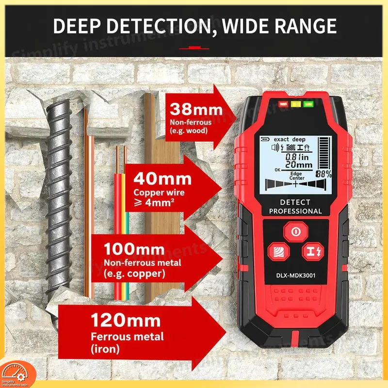 Detector de Pared Portátil Mul - Wall Scanner For Concrete reseña y precio