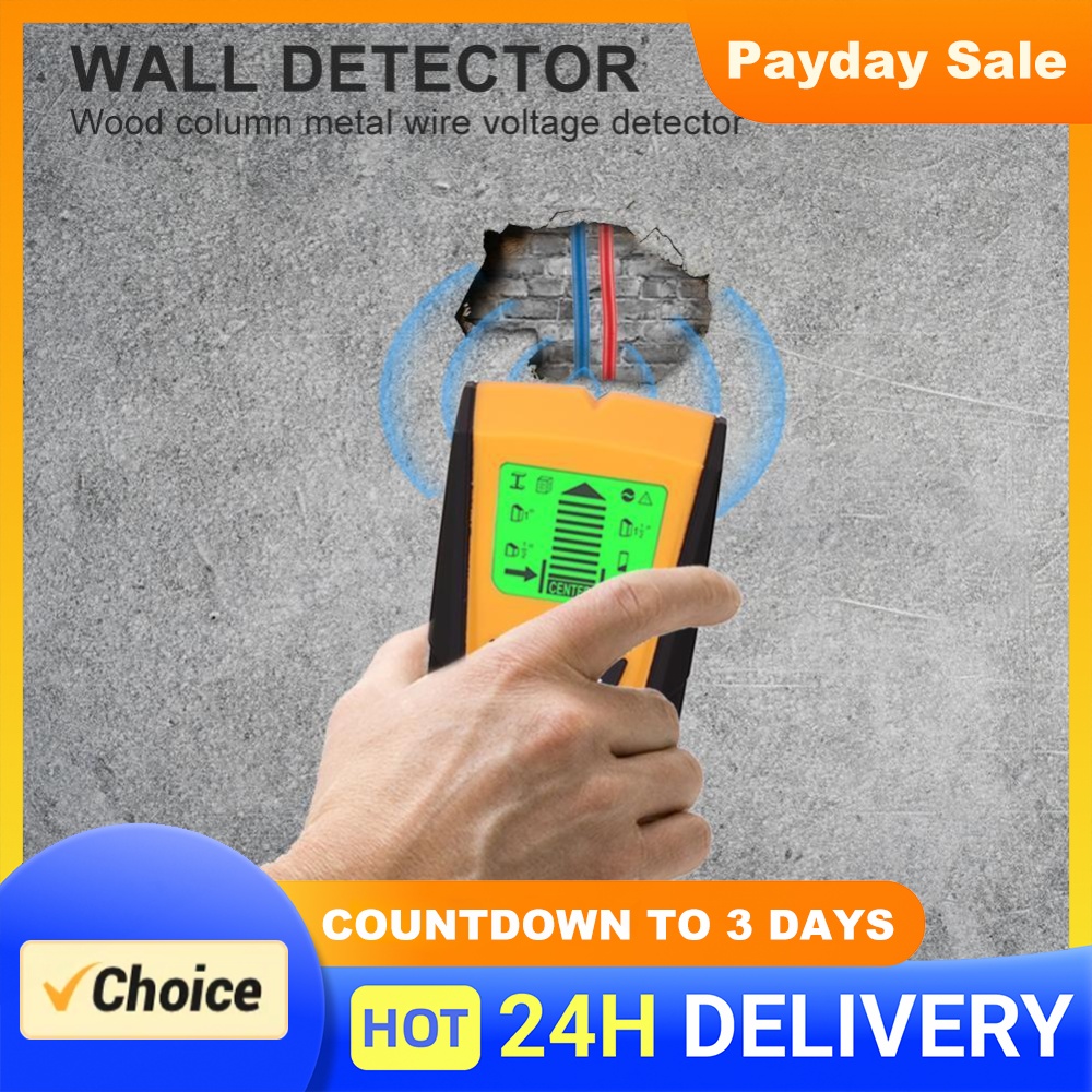Detectores de metales, localiz - Stud Detector With Metal Ac Wire reseña y precio