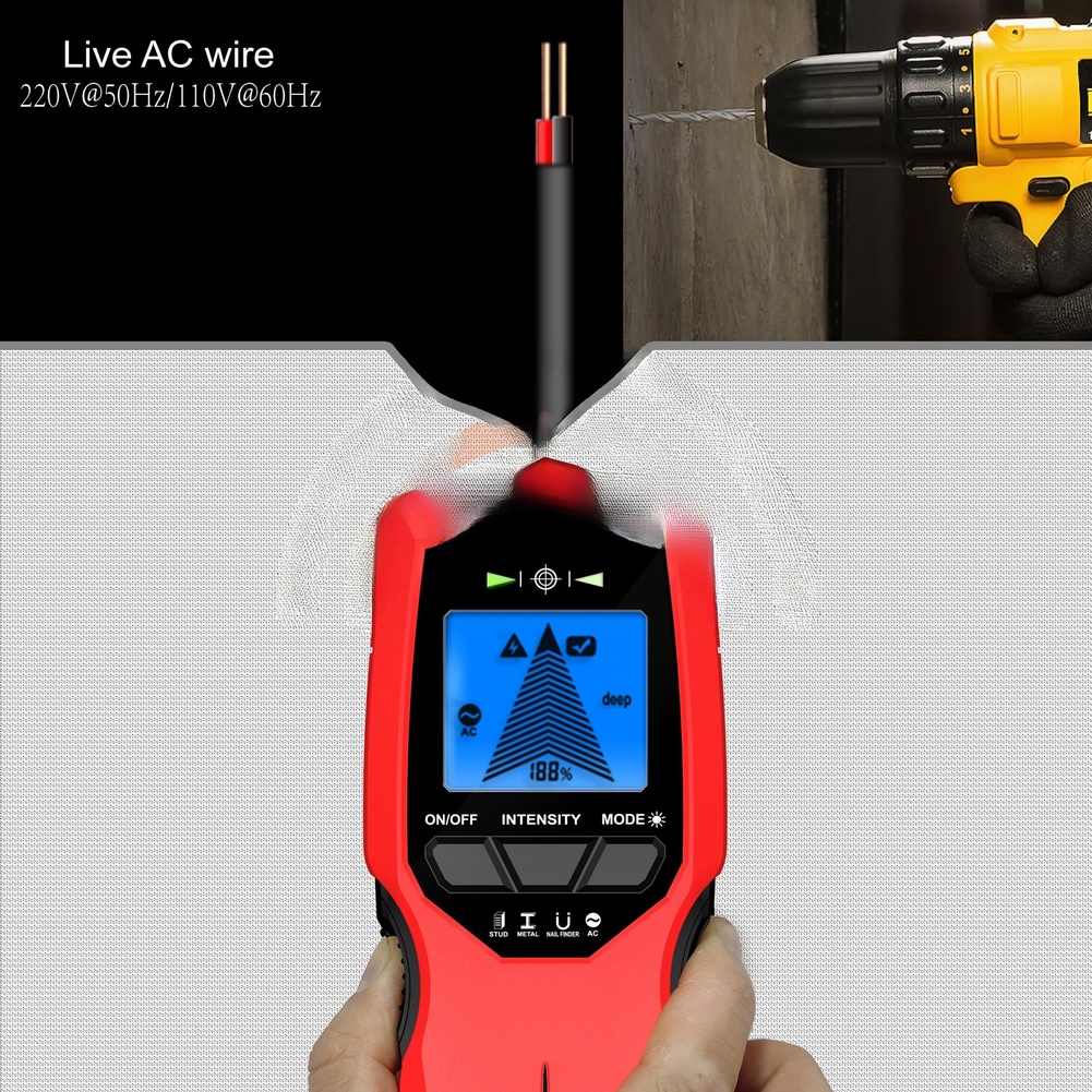 Detector de Metales y Clavos d - Stud Detector With Metal Ac Wire reseña y precio