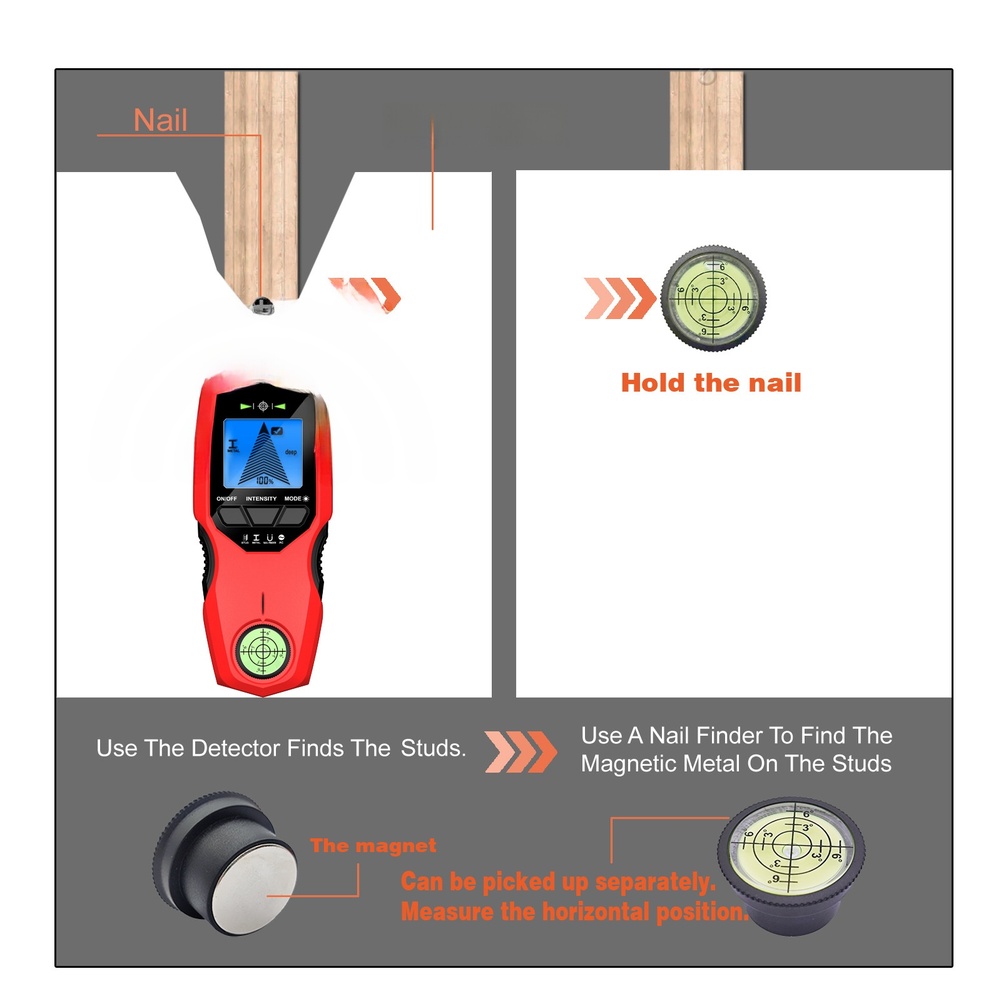 Detector de Metales y Clavos d - Stud Detector With Metal Ac Wire reseña y precio