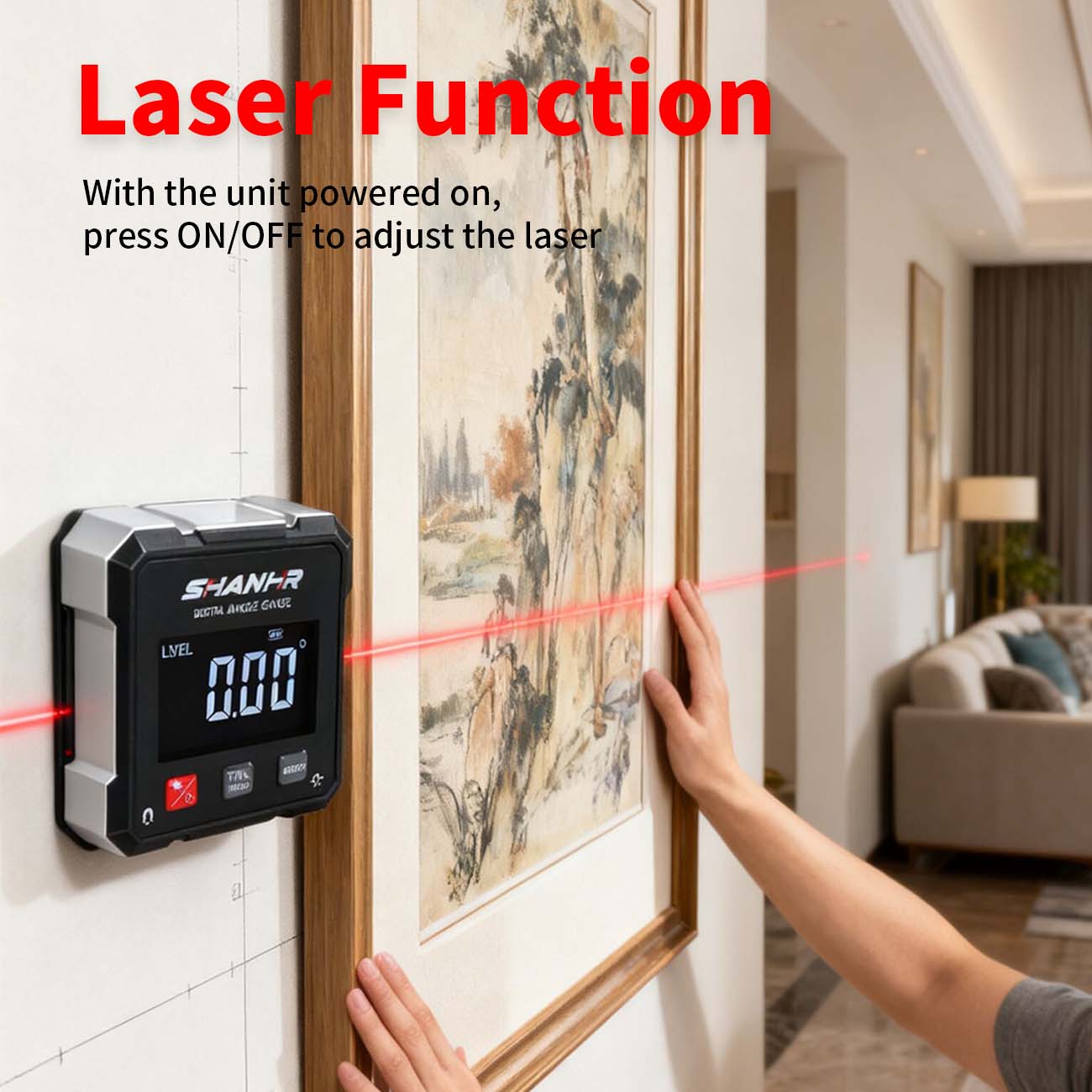 Nivel Láser Angular SHANHR con - Stud Finder With Laser Level reseña y precio