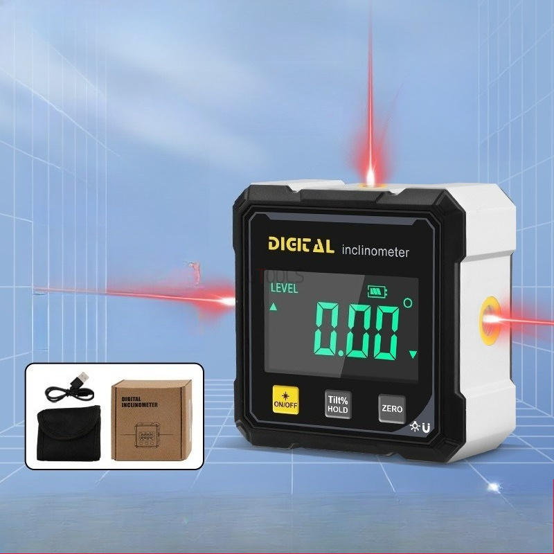 Inclinómetro Digital de Alta P - Stud Finder With Laser Level reseña y precio