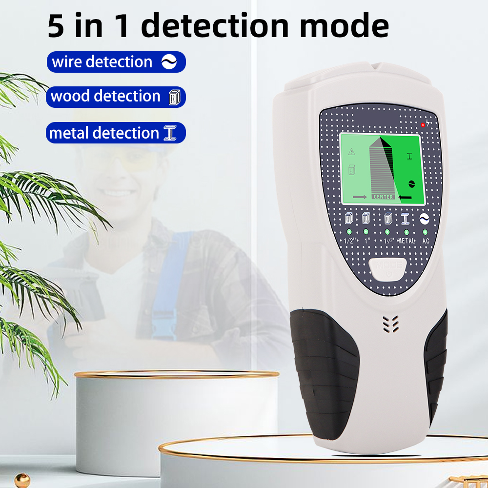 Detector de metales portátil m - Stud Finder Wall Scanner 5 In 1 reseña y precio