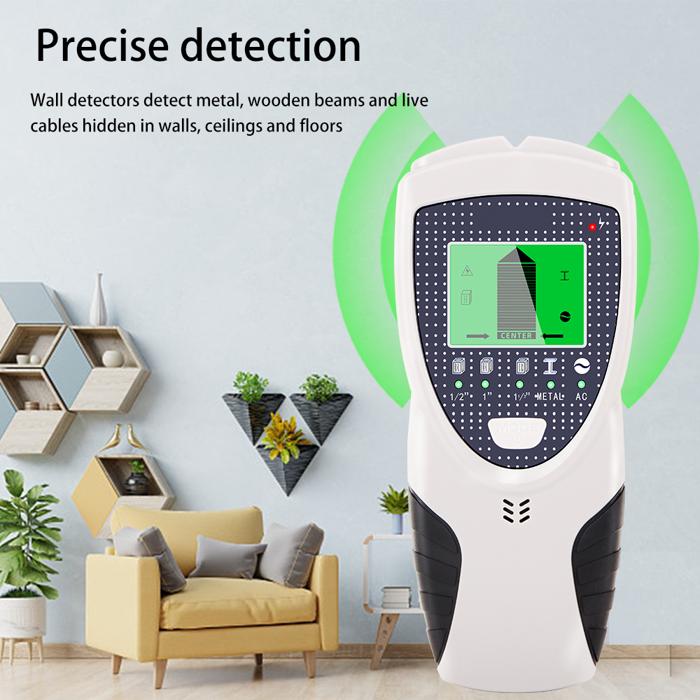 Detector de metales portátil m - Stud Finder Wall Scanner 5 In 1 reseña y precio