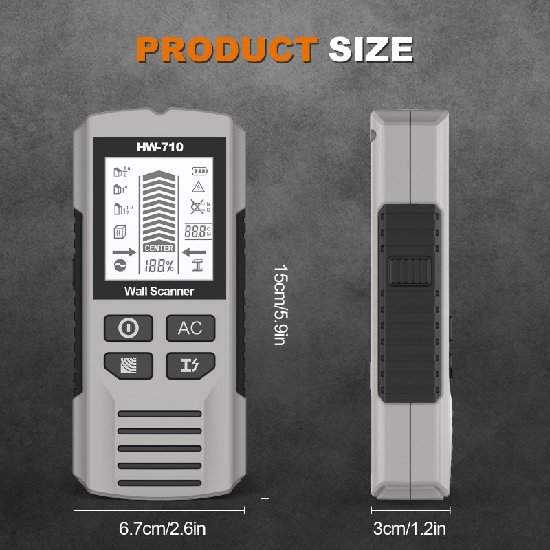 Detector de vigas de pared 5 e - Stud Finder Wall Scanner 5 In 1 reseña y precio